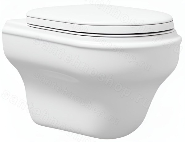 Подвесной унитаз Azzura Charme CHVKSP000000BI, белый