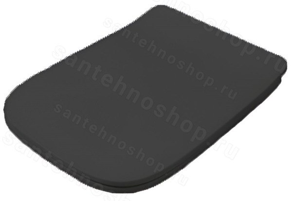 Сидение для унитаза Artceram A16 ASA001 17 71, черное матовое, черное матовое