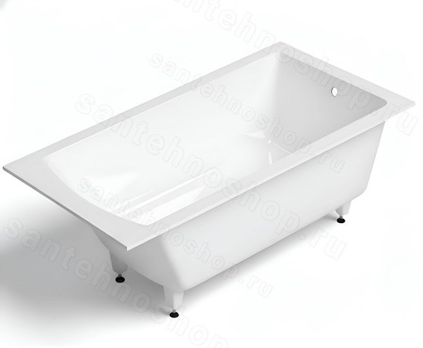 Ванна Salini Cascata 150x70 S-Sense глянцевая из искусственного камня