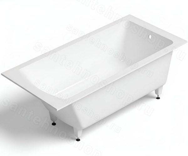 Ванна Salini Cascata 150x70 S-Sense матовая из искусственного камня