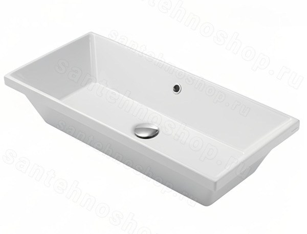 Встраиваемая раковина Globo Stockholm FO075.BI 75x34, белая 75x34, белая