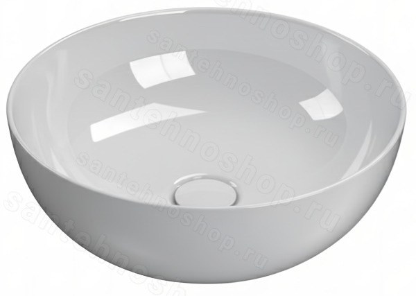 Накладная раковина Globo T-Edge B6T45.BI 45x45, белая 45x45, белая