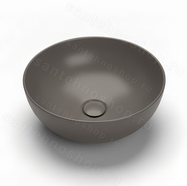 Накладная раковина Globo T-Edge B6T45.AT 45x45, коричневая матовая 45x45, коричневая матовая