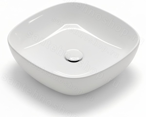 Накладная раковина Globo T-Edge B6Q38.BI*0 38x38, белая 38x38, белая