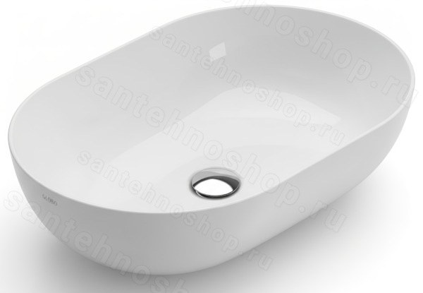 Накладная раковина Globo T-Edge B6O54.BI 54x36, белая 54x36, белая