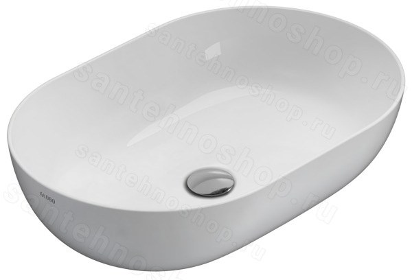 Накладная раковина Globo T-Edge B6O60.BI 60x41, белая 60x41, белая