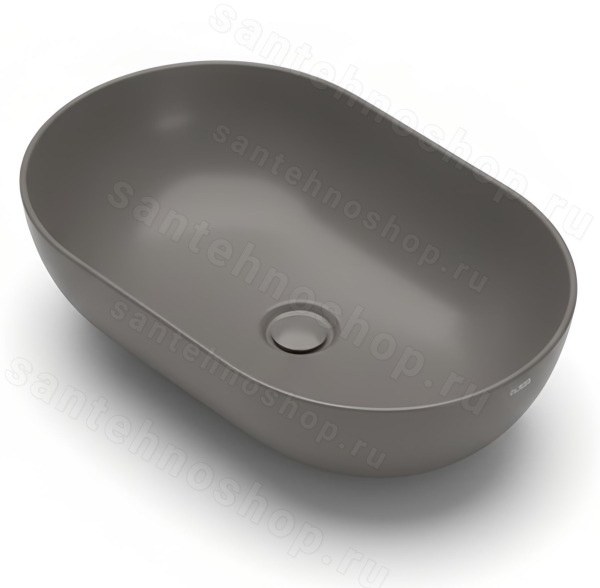 Накладная раковина Globo T-Edge B6O60.AT 60x41, коричневая матовая 60x41, коричневая матовая