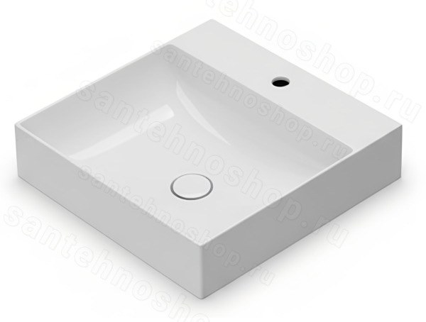 Накладная раковина Globo T-Edge B6R51.BI*1 50x47, белая 50x47, белая