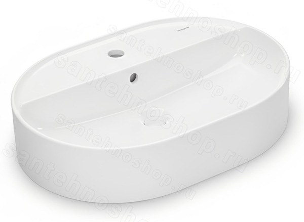 Накладная раковина Hansgrohe Xuniva U 60171450 60x45, белая 60x45, белая