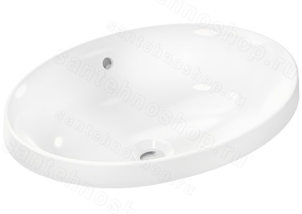 Встраиваемая раковина Hansgrohe Xuniva D 60156450 55x40, белая 55x40, белая
