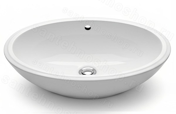 Встраиваемая раковина Devon&Devon White CTPLASOINB.CO bi 57x43, белая 57x43, белая