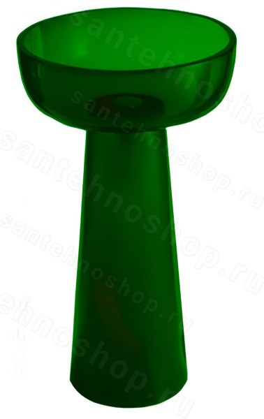 Напольная раковина KNIEF Solid Surface 70401090 59x59, зеленая