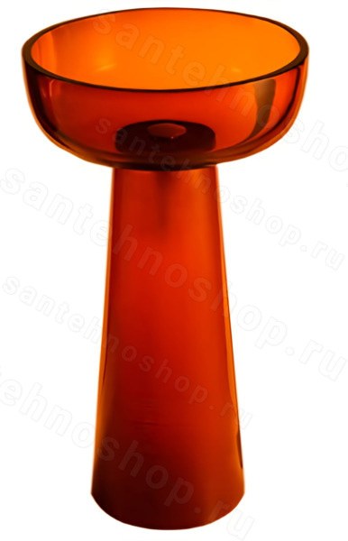 Напольная раковина KNIEF Solid Surface 70401060 59x59, оранжевая