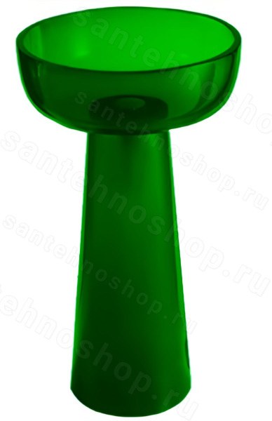 Напольная раковина KNIEF Solid Surface 70401080 59x59, зеленая