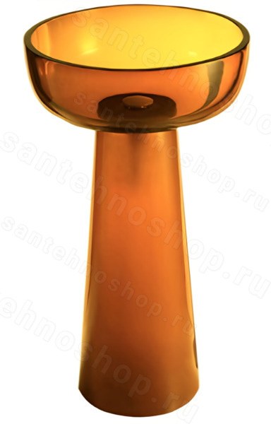 Напольная раковина KNIEF Solid Surface 70401050 59x59, желтая