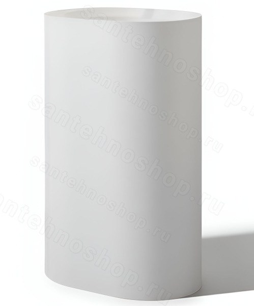 Напольная раковина KNIEF Glow 0600-063-01WA 55x40, белая матовая