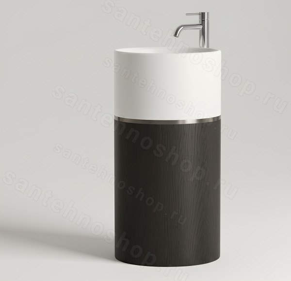 Напольная раковина Milldue Roma I 2016.B 45x45 Bianco opaco 45x45 Bianco opaco