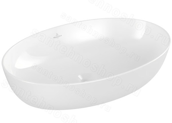 Накладная раковина Villeroy&Boch Artis 41986101 61x42, белая