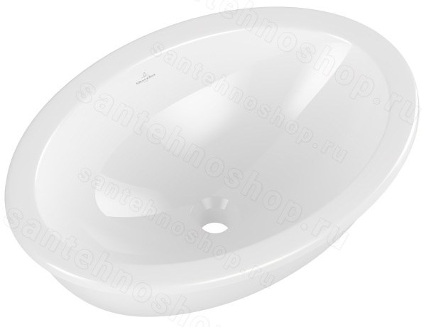 Встраиваемая раковина Villeroy&Boch Loop&Friends 4A550001 56x38, белая