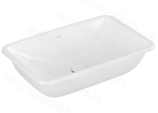 Встраиваемая раковина Villeroy&Boch Loop&Friends 4A580001 61x38, белая