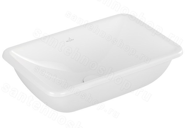 Встраиваемая раковина Villeroy&Boch Loop&Friends 4A570001 54x34, белая