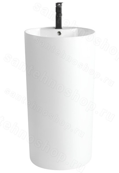 Напольная раковина Abber Bequem AC2132 46x46, белая 46x46, белая