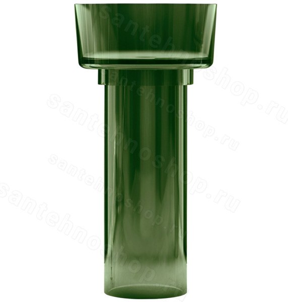 Напольная раковина Abber Kristall AT2702Emerald-H 45x45, зеленая 45x45, зеленая