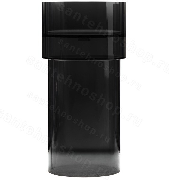 Напольная раковина Abber Kristall AT2701Onyx 45x45, черная 45x45, черная