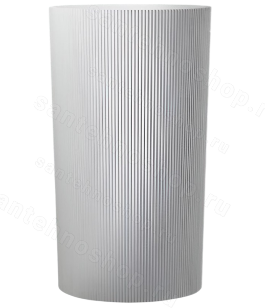 Напольная раковина Abber Stein AS2501-H 50x50 из искусственного камня 50x50 из искусственного камня, белая