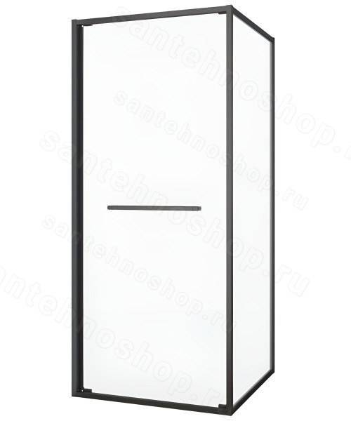 Душевой уголок Black&amp;White S1120-9090GM 90x90, профиль оружейная сталь