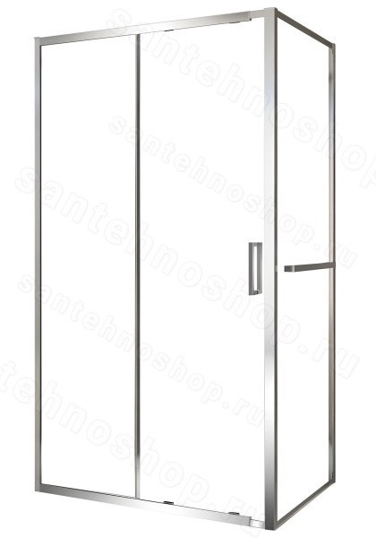 Душевой уголок Black&White Stellar Wind SX715 130x80, профиль хром