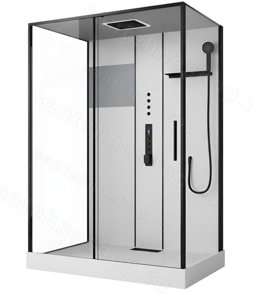 Душевая кабина Black&White G8050GM 140x90