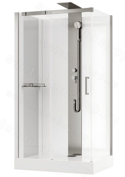 Душевая кабина Black&White G8708N 110x80 без крыши