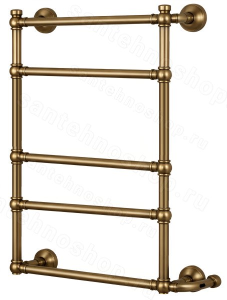 Полотенцесушитель электрический Margaroli Armonia 9-564-5 BOX, 95645505BNB 55x78, бронза 55x78, бронза