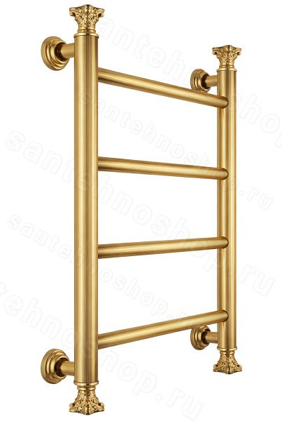 Полотенцесушитель электрический Margaroli Capitelli 2952J5504GONB 56x83, золото 56x83, золото