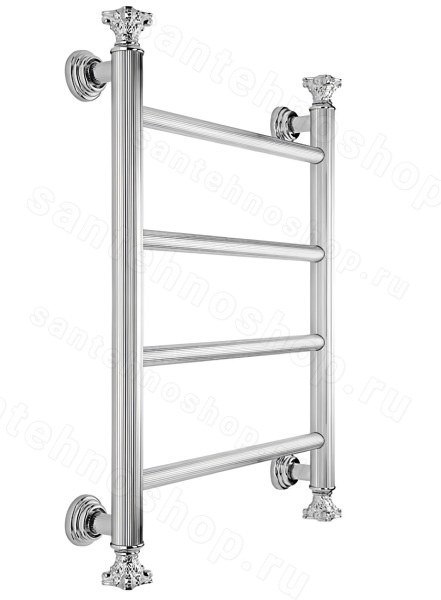 Полотенцесушитель электрический Margaroli Capitelli 2952J5504RNNBL 56x83, никель 56x83, никель