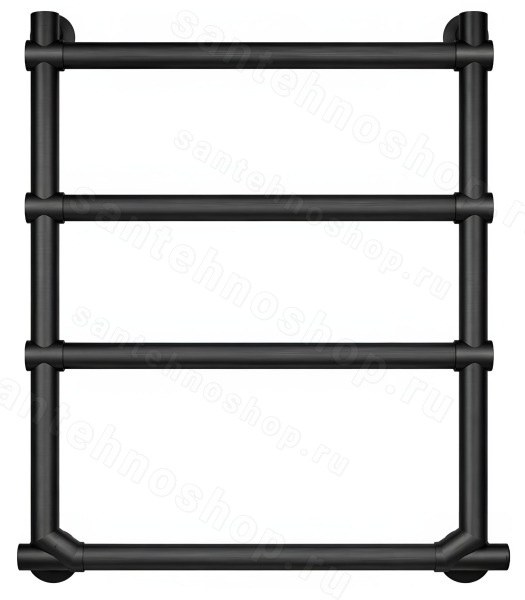 Полотенцесушитель электрический Margaroli Sole 5124704PBN 52x64, черный 52x64, черный