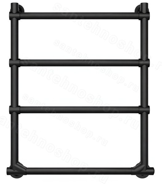 Полотенцесушитель электрический Margaroli Sole 5124704POB 52x64, черный 52x64, черный