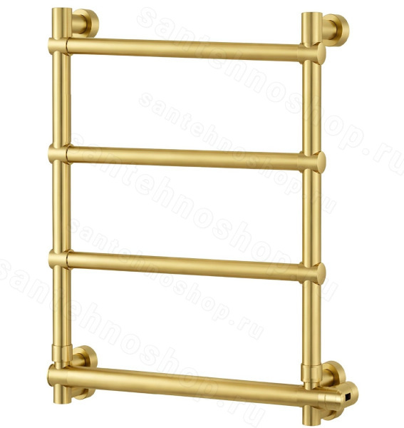 Полотенцесушитель электрический Margaroli Sole 542-4 5423704GONB 47x66, золото 47x66, золото