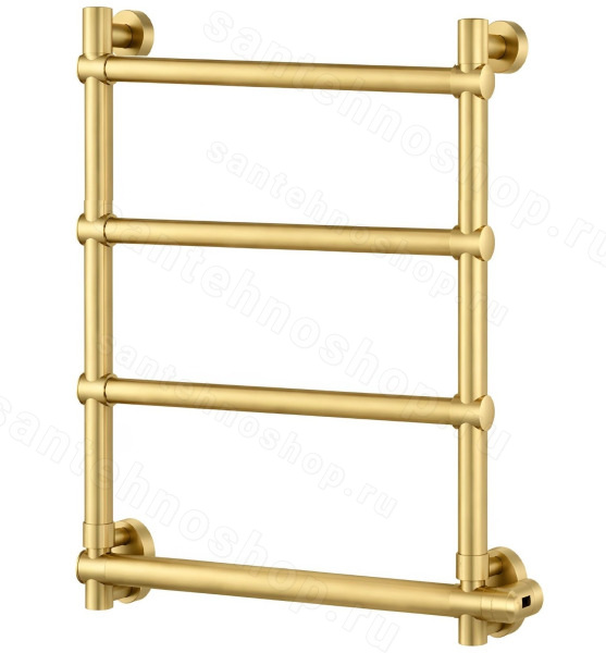Полотенцесушитель электрический Margaroli Sole 542-4 5423704EGNB 47x66, золото 47x66, золото английское