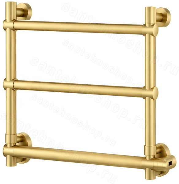Полотенцесушитель электрический Margaroli Sole 540 5404703BBG 57x45, золото 57x45, золото