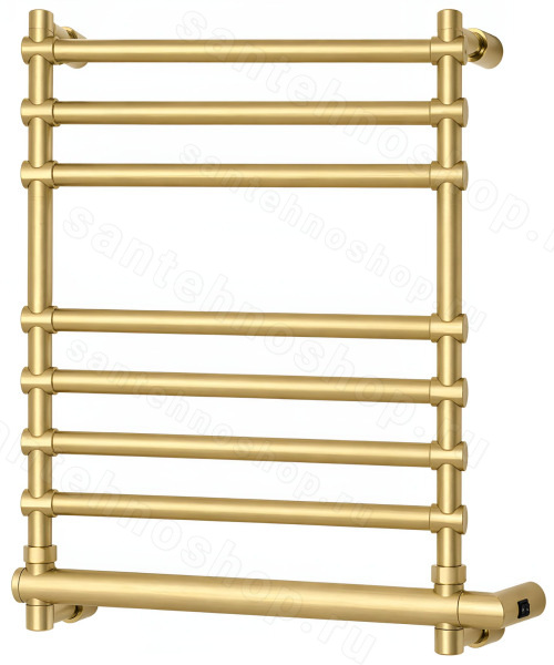 Полотенцесушитель электрический Margaroli Sole 564-8 5644708BGB 57x70, золото 57x70, золото