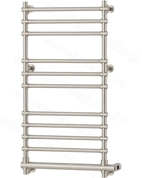 Полотенцесушитель электрический Margaroli Sole 564-11 5644711BNNB 57x101, никель 57x101, никель