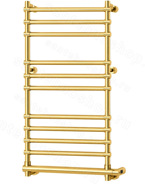 Полотенцесушитель электрический Margaroli Sole 564-11 5644711GOPB 57x101, золото 57x101, золото
