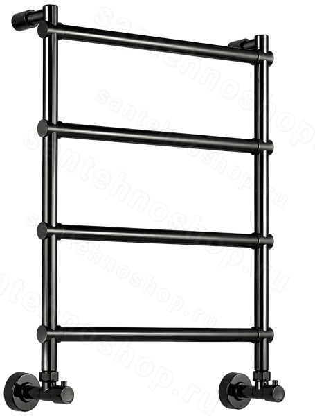 Полотенцесушитель водяной Margaroli Sole 4423704(26)PO 40x72, черный 40x72, черный