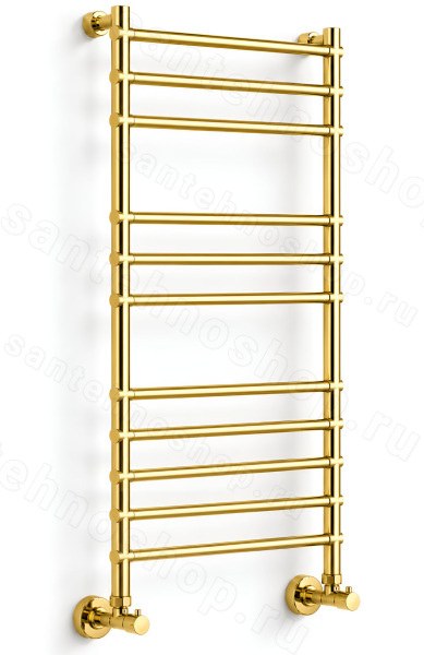 Полотенцесушитель водяной Margaroli Sole 4643711GO 40x107, золото 40x107, золото