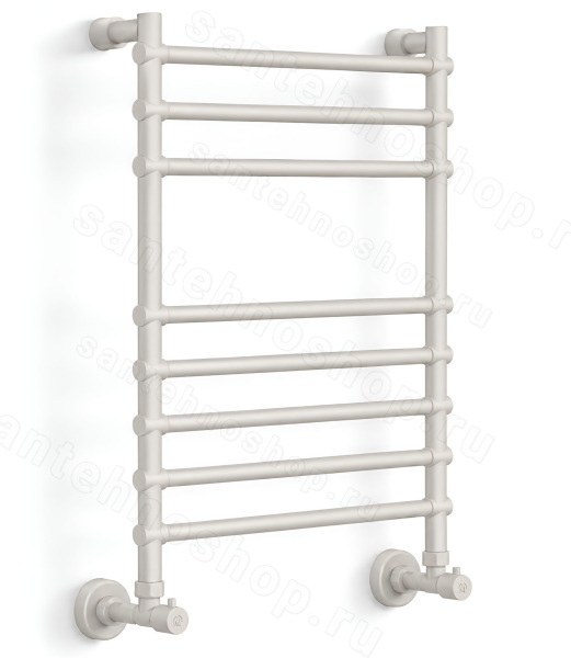 Полотенцесушитель водяной Margaroli Sole 4643708BrN 40x76, никель 40x76, никель