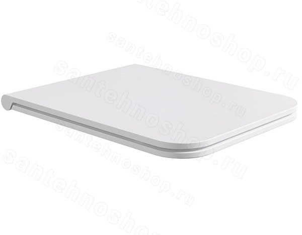 Сиденье для унитаза Alice Hide MC3101SQS, белое , белое