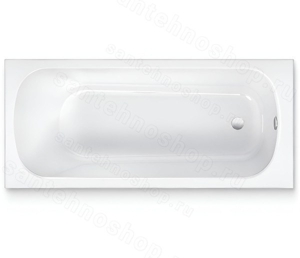 Стальная ванна Bette Form 2950-000AD 180x80 180x80 с шумоизоляцией, белая