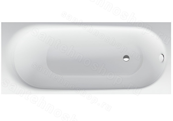 Стальная ванна Bette Comodo 1251-000 180x80 с шумоизоляцией, белая 180x80 с шумоизоляцией, белая
